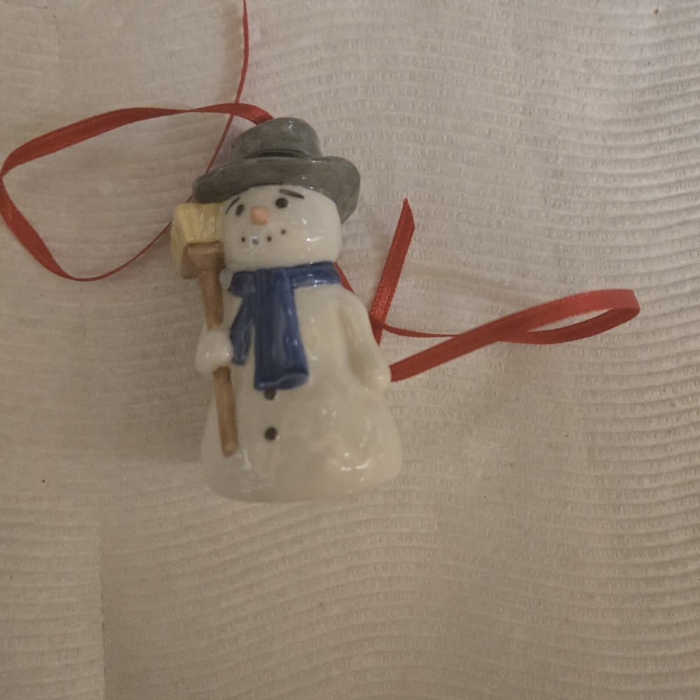 Bing & Grondahl 2003 Snowman Collectible Christmas Ornament w/ Box OBO
